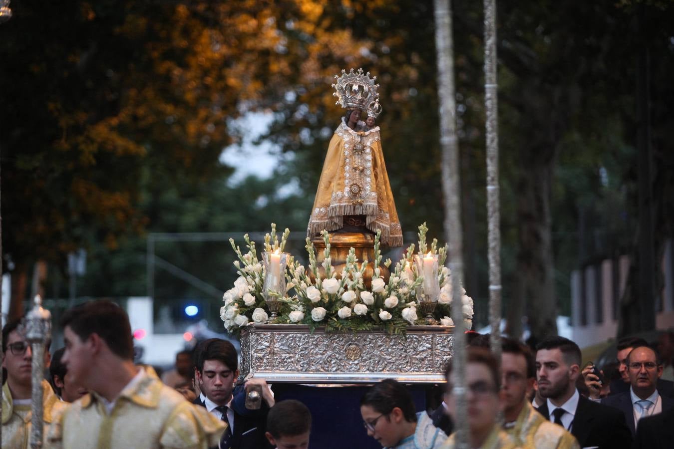 El traslado de la Virgen de la Fuensanta, en imágenes