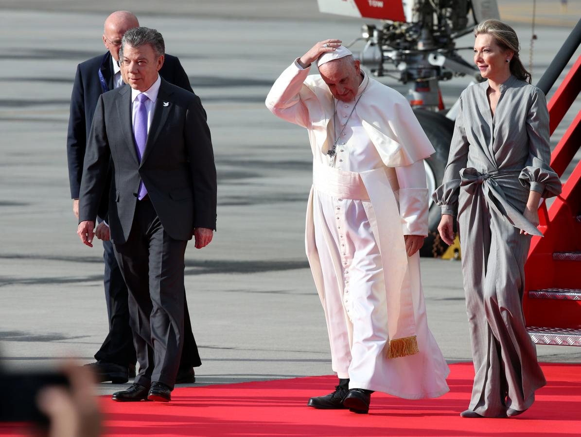 La visita del Papa a Colombia, en imágenes