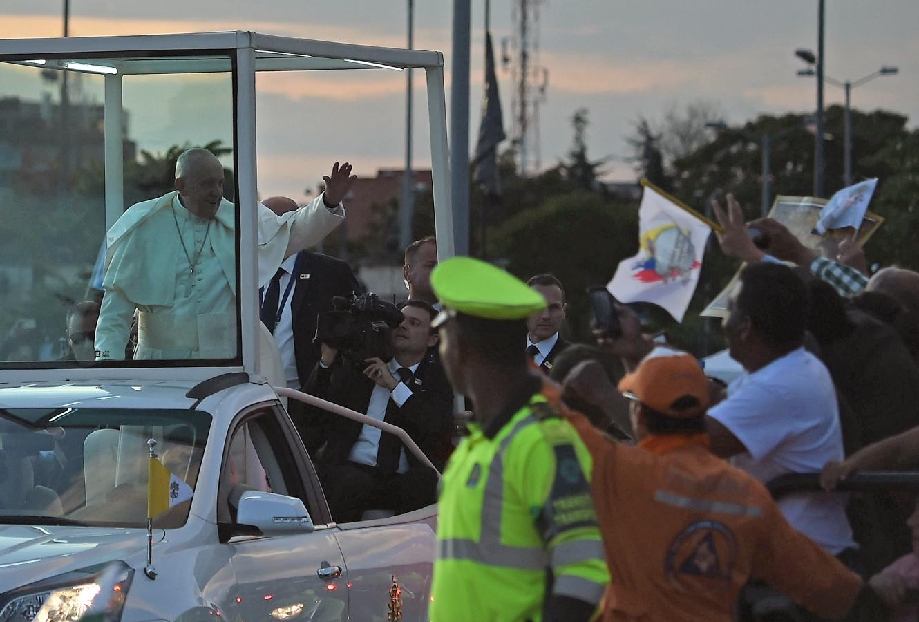 La visita del Papa a Colombia, en imágenes