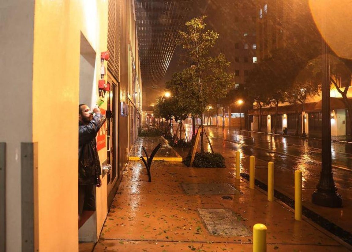 El huracán Irma, a su paso por Florida