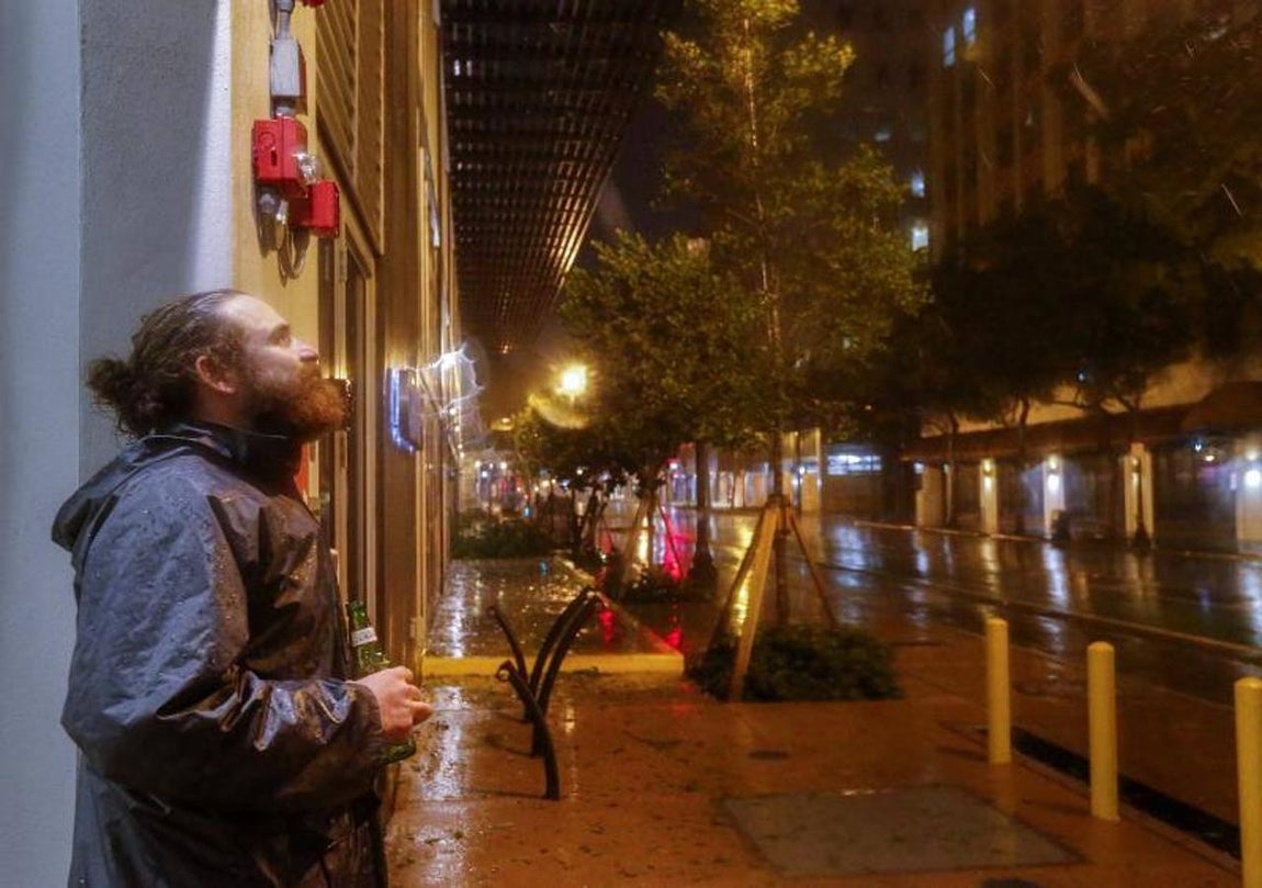 El huracán Irma, a su paso por Florida