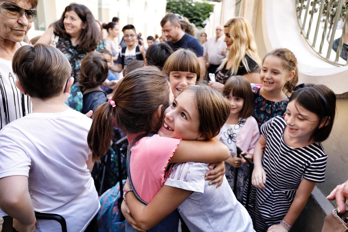 Primer día de colegio en la Comunidad Valenciana. 
