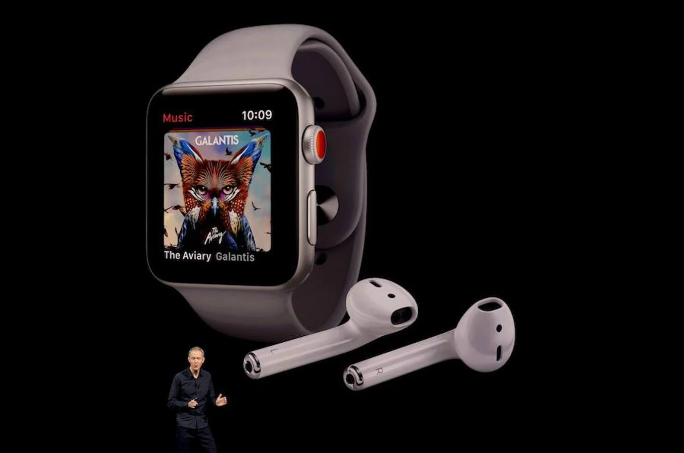 Apple Watch y AirPods. 