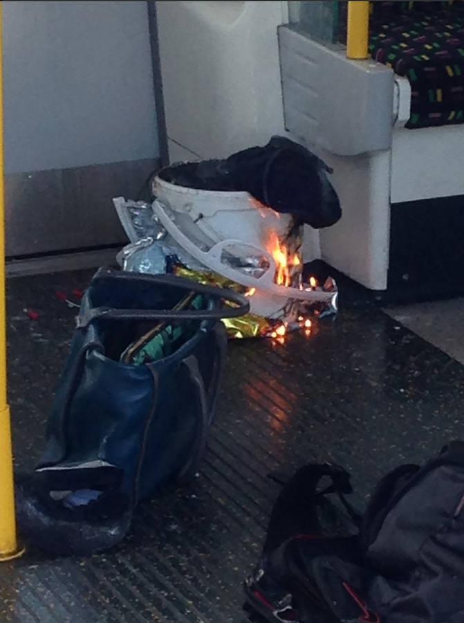 Explosión en el metro de Londres