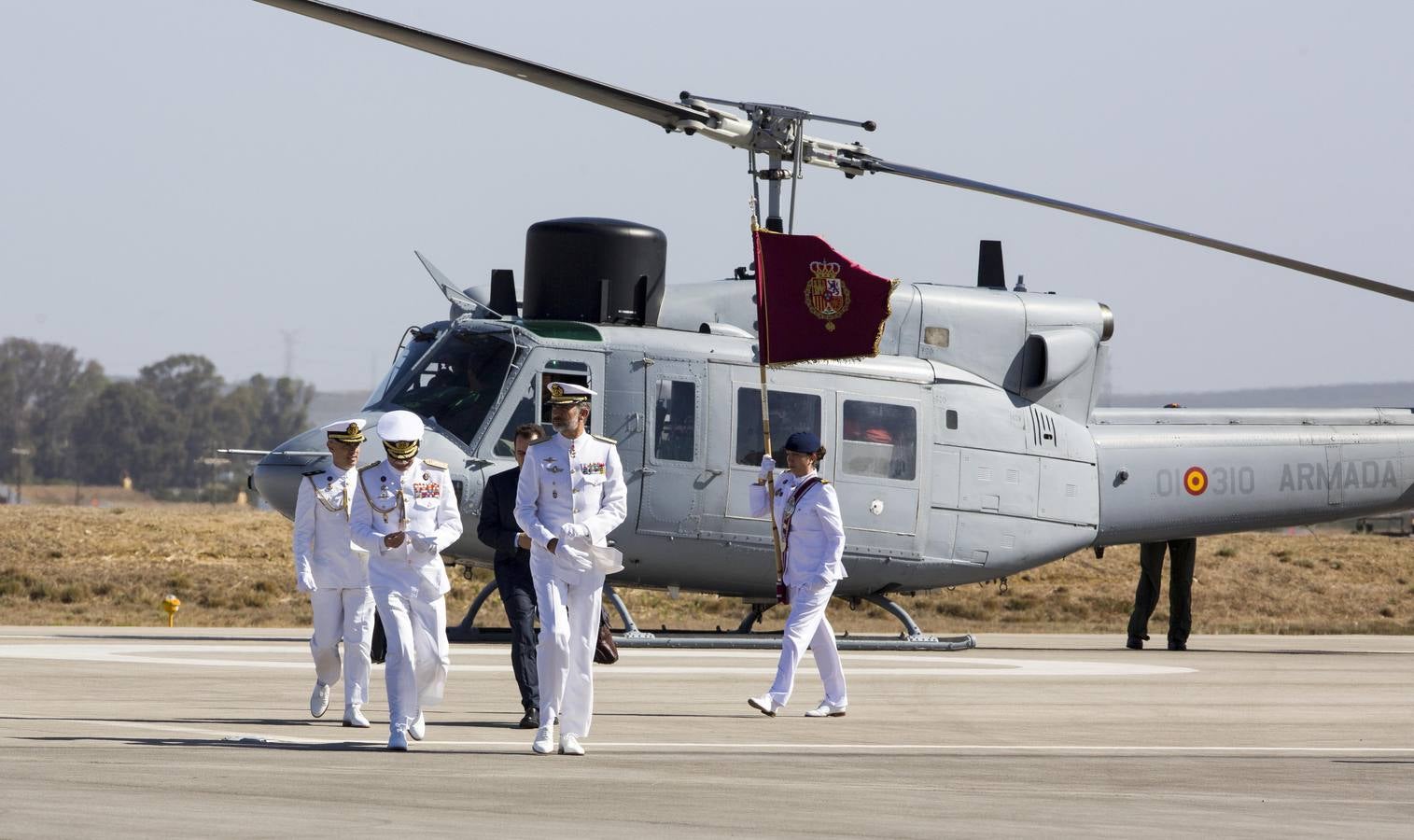 El Rey asiste a los actos del centenario de la Aviación Naval