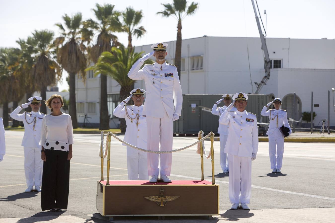 El Rey asiste a los actos del centenario de la Aviación Naval