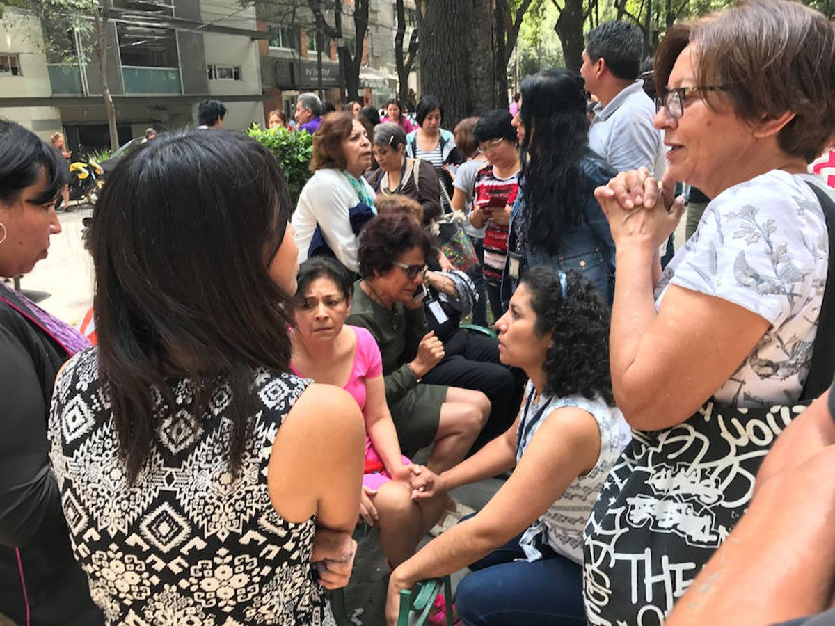 Las dramáticas imágenes del rastro dejado por el último terremoto en México. 