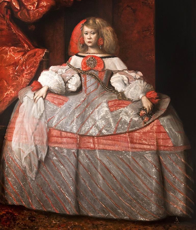«La Infanta Margarita» de Velázquez, con Mila Ximénez. El dinero recaudado irá destinado a TORRAFAL (Asociación de Familiares de Enfermos de Alzheimer de Torrejón de Ardoz). 