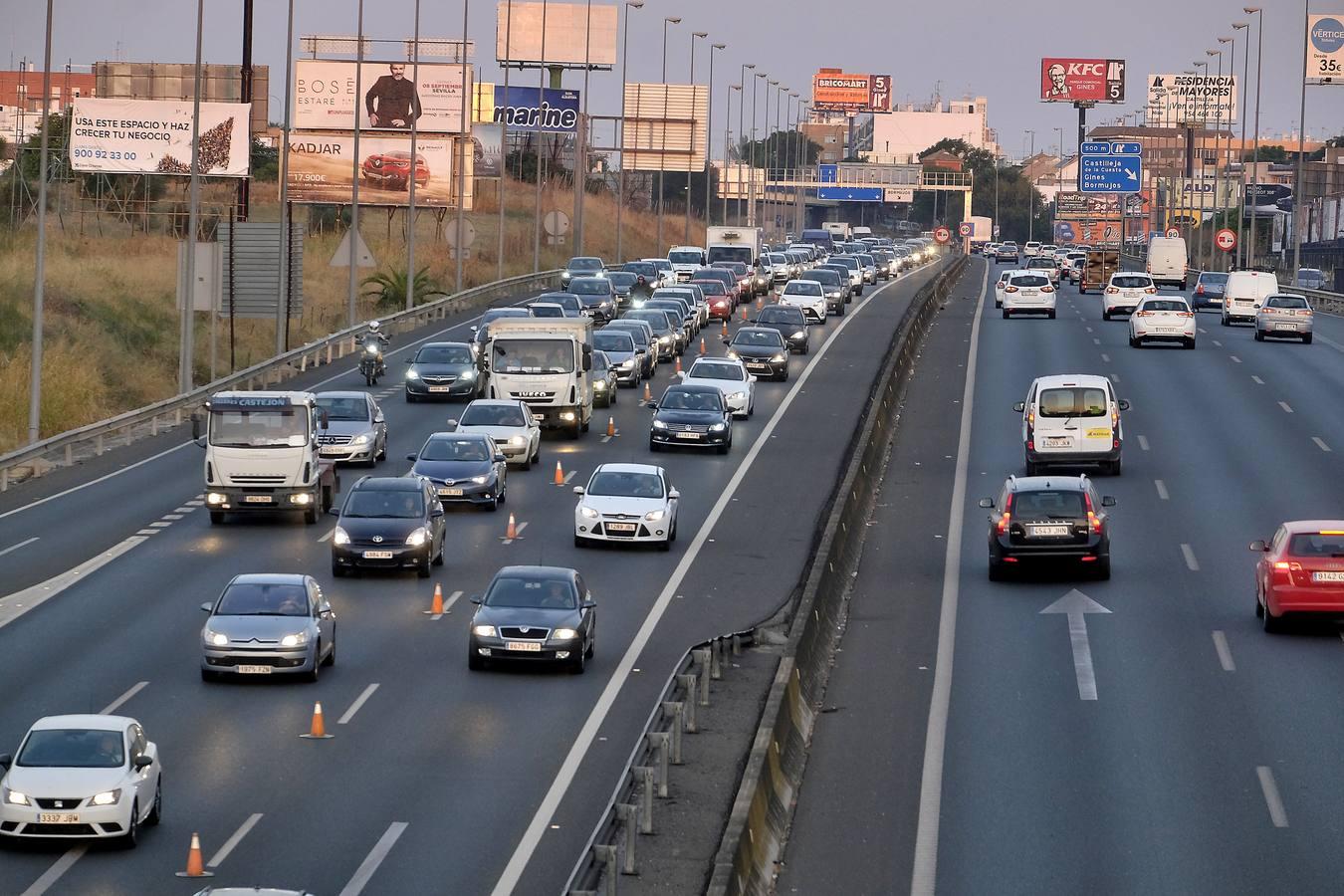 Primera experiencia del carril Bus-VAO en la A-49