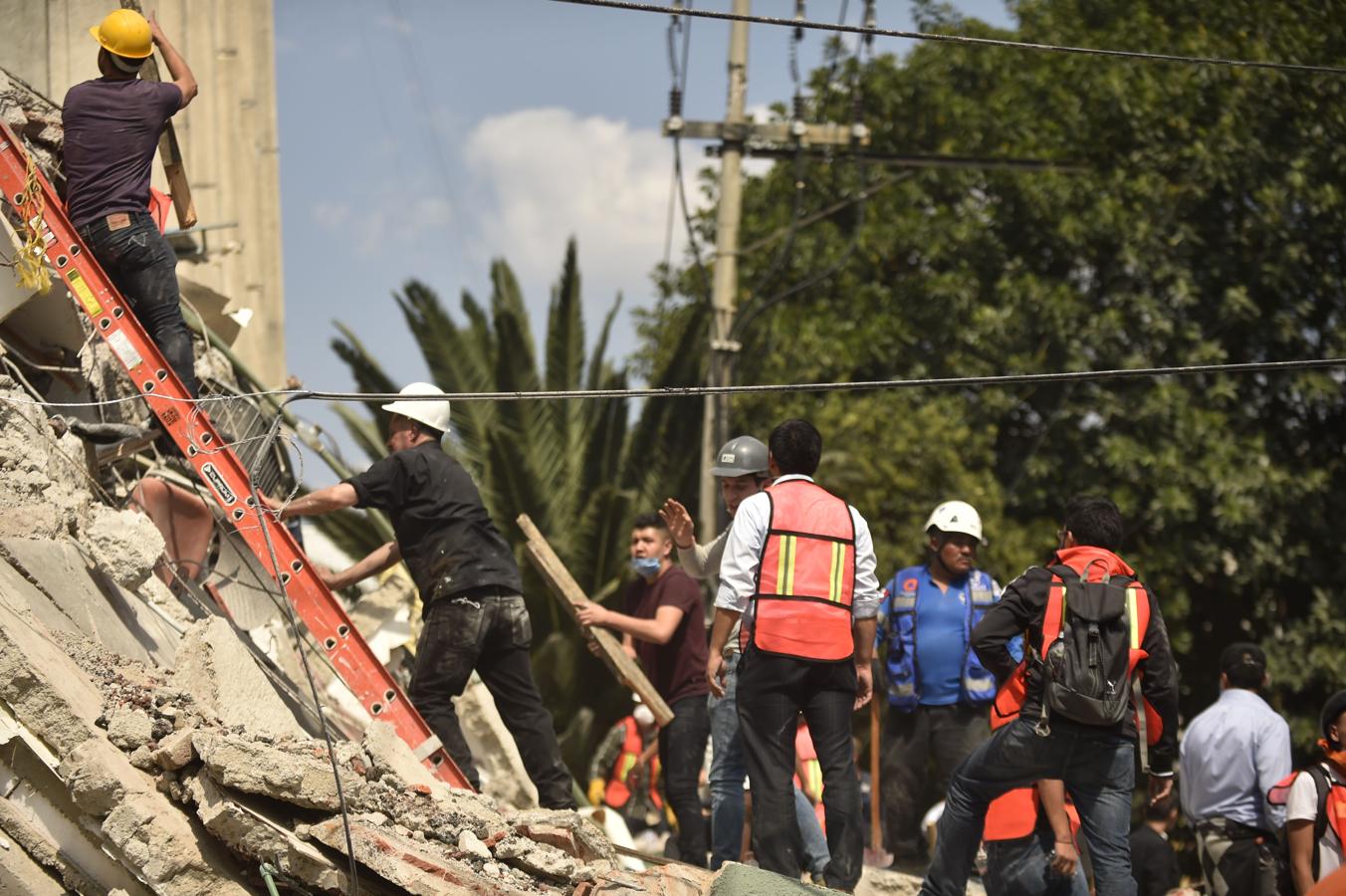 Las dramáticas imágenes del rastro dejado por el último terremoto en México. 