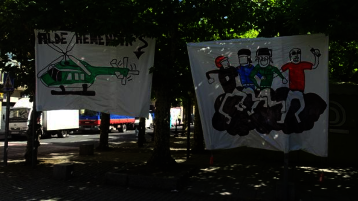 En imágenes: así fueron las manifestaciones proetarras de País Vasco y Navarra