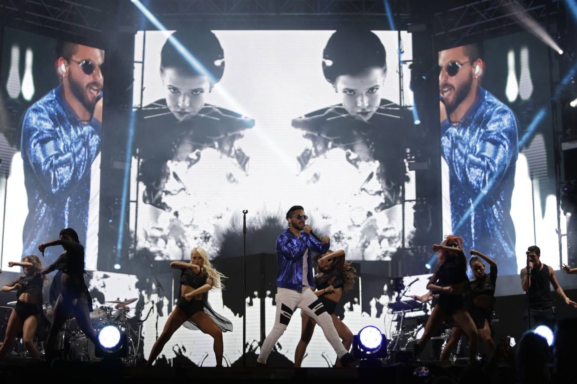 Las mejores imágenes del concierto de Maluma en el Auditorio Rocío Jurado