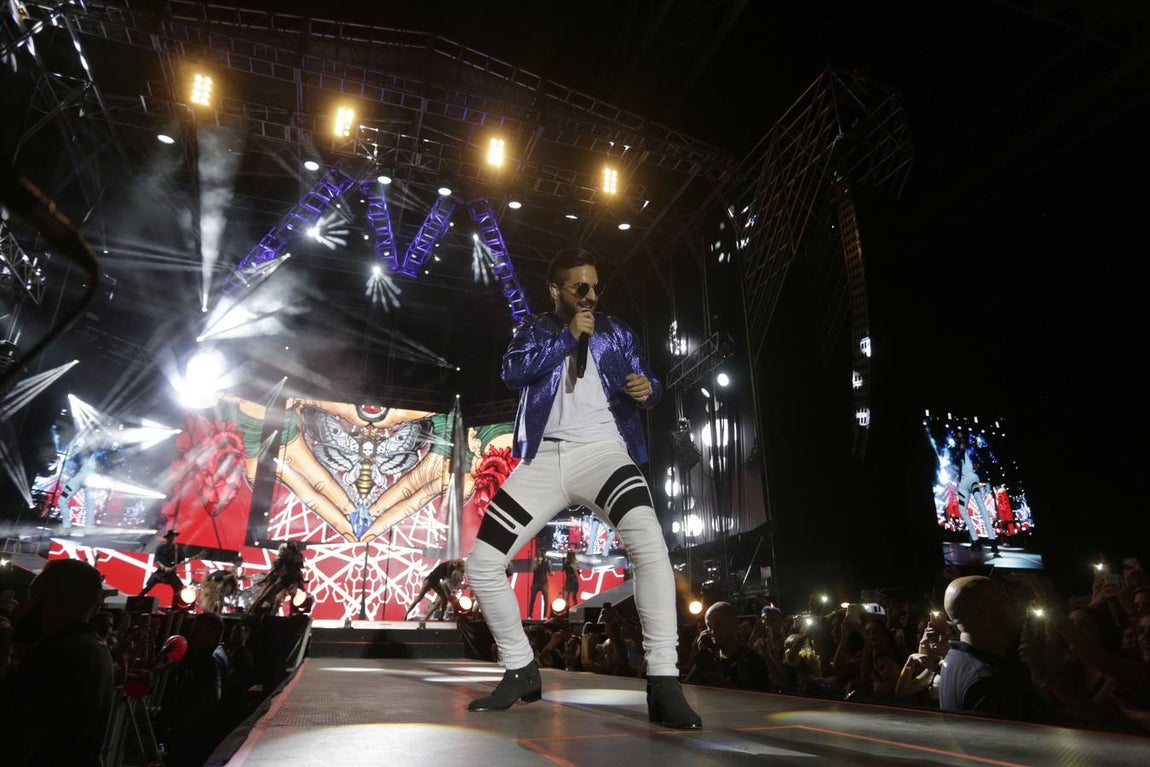 Las mejores imágenes del concierto de Maluma en el Auditorio Rocío Jurado