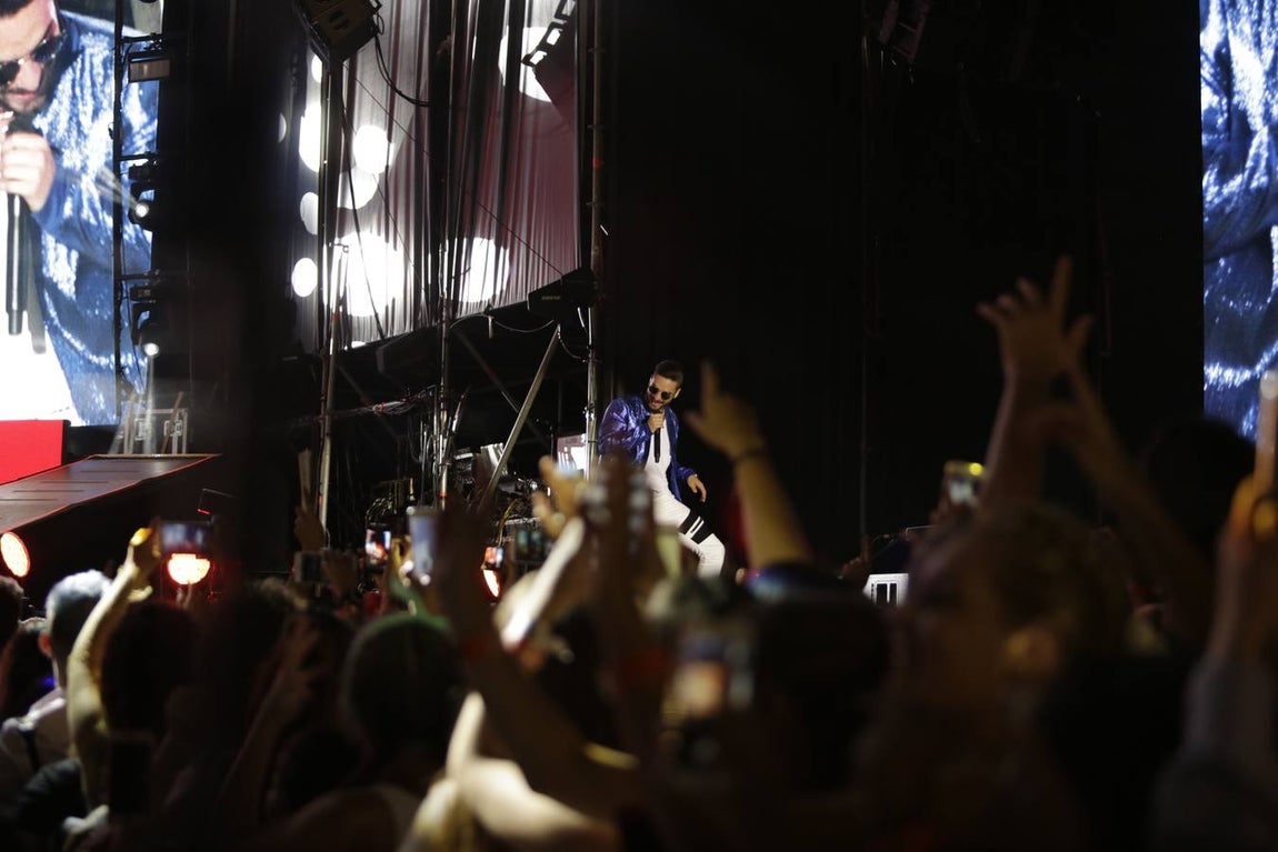 Las mejores imágenes del concierto de Maluma en el Auditorio Rocío Jurado