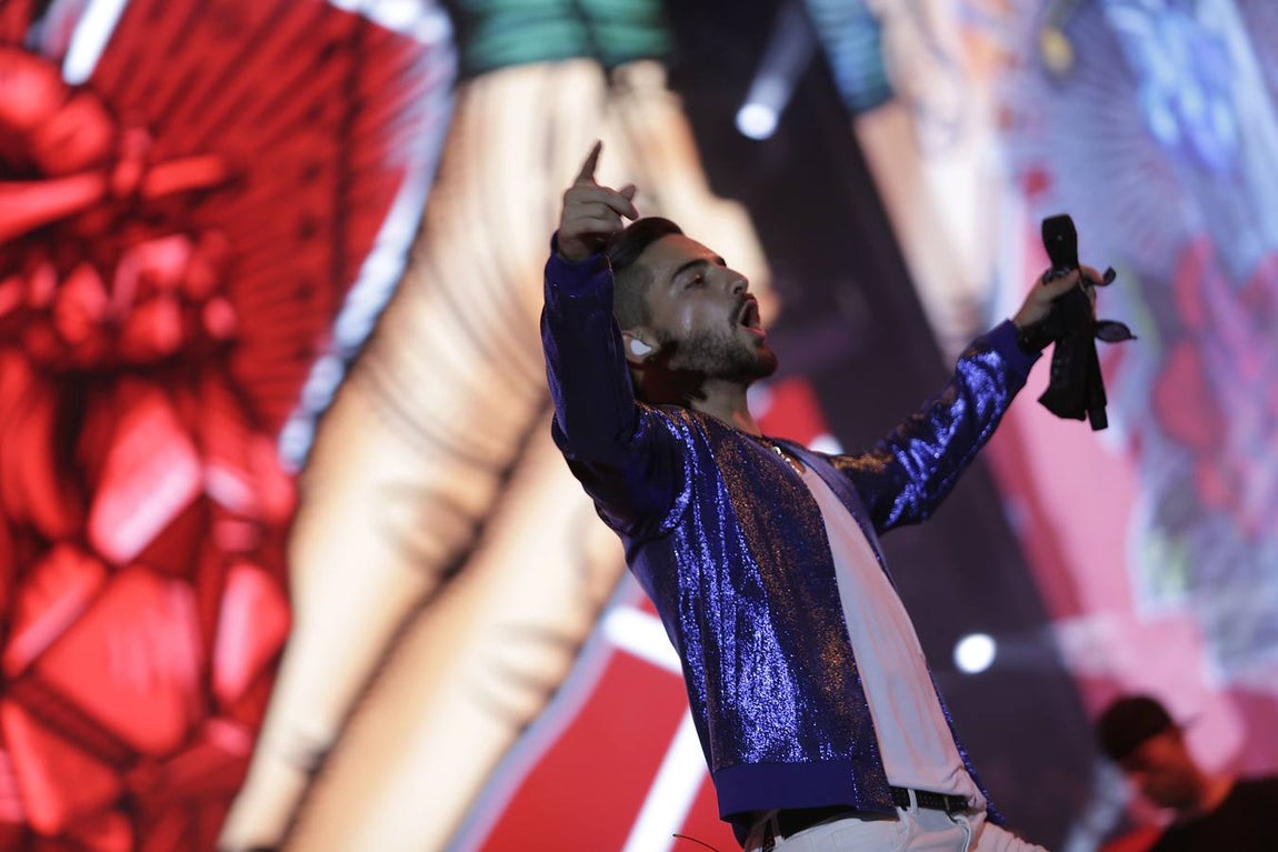 Las mejores imágenes del concierto de Maluma en el Auditorio Rocío Jurado