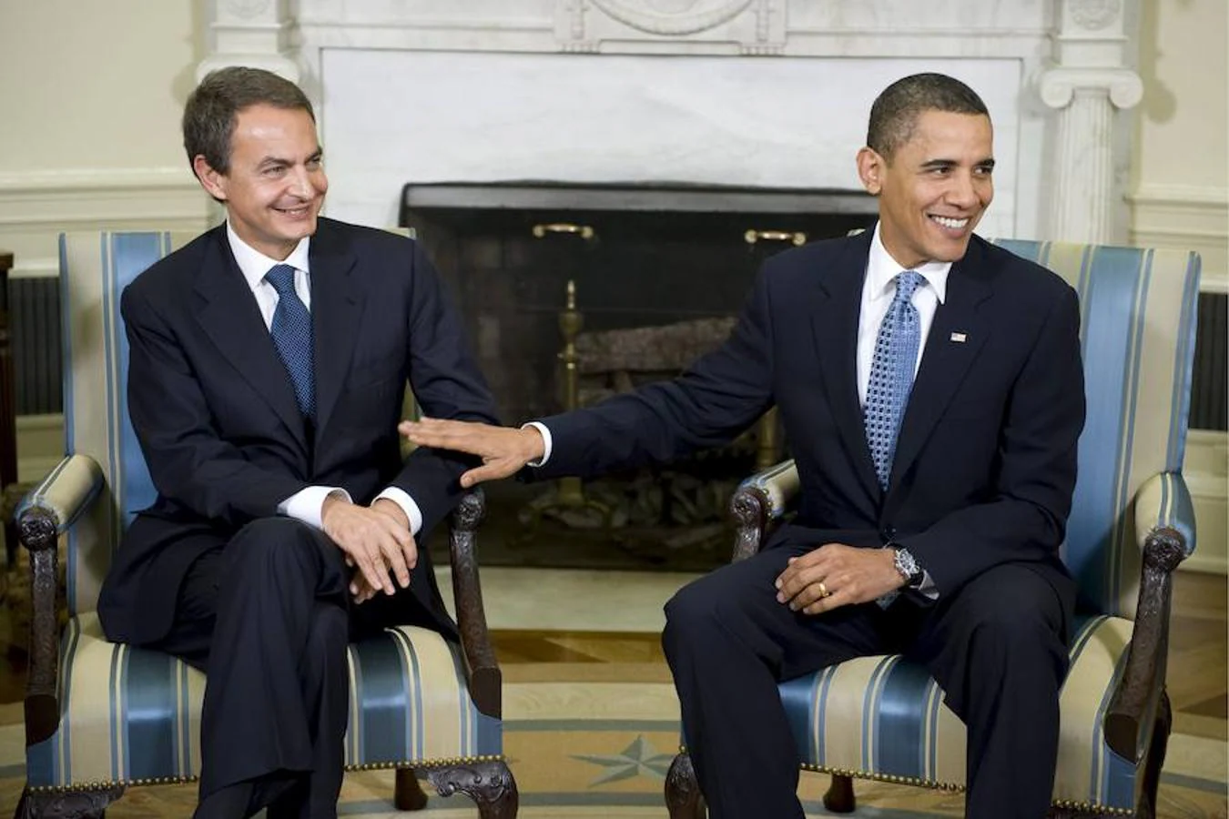 El entonces presidente del Gobierno, José Luis Rodríguez Zapatero, viajó a la Casa Blanca en octubre de 2009 y se entrevistó con el recién inquilino, Barack Obama. De este modo, Zapatero cumplió su sueño y en la conversación que mantuvieron durante casi dos horas hablaron fundamentalmente de Afganistán. 