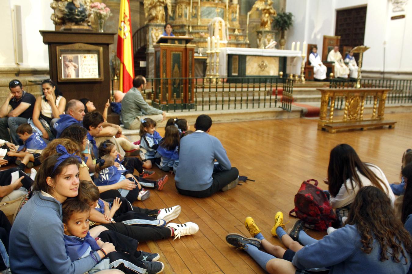 La peregrinación del colegio Tavera, en imágenes