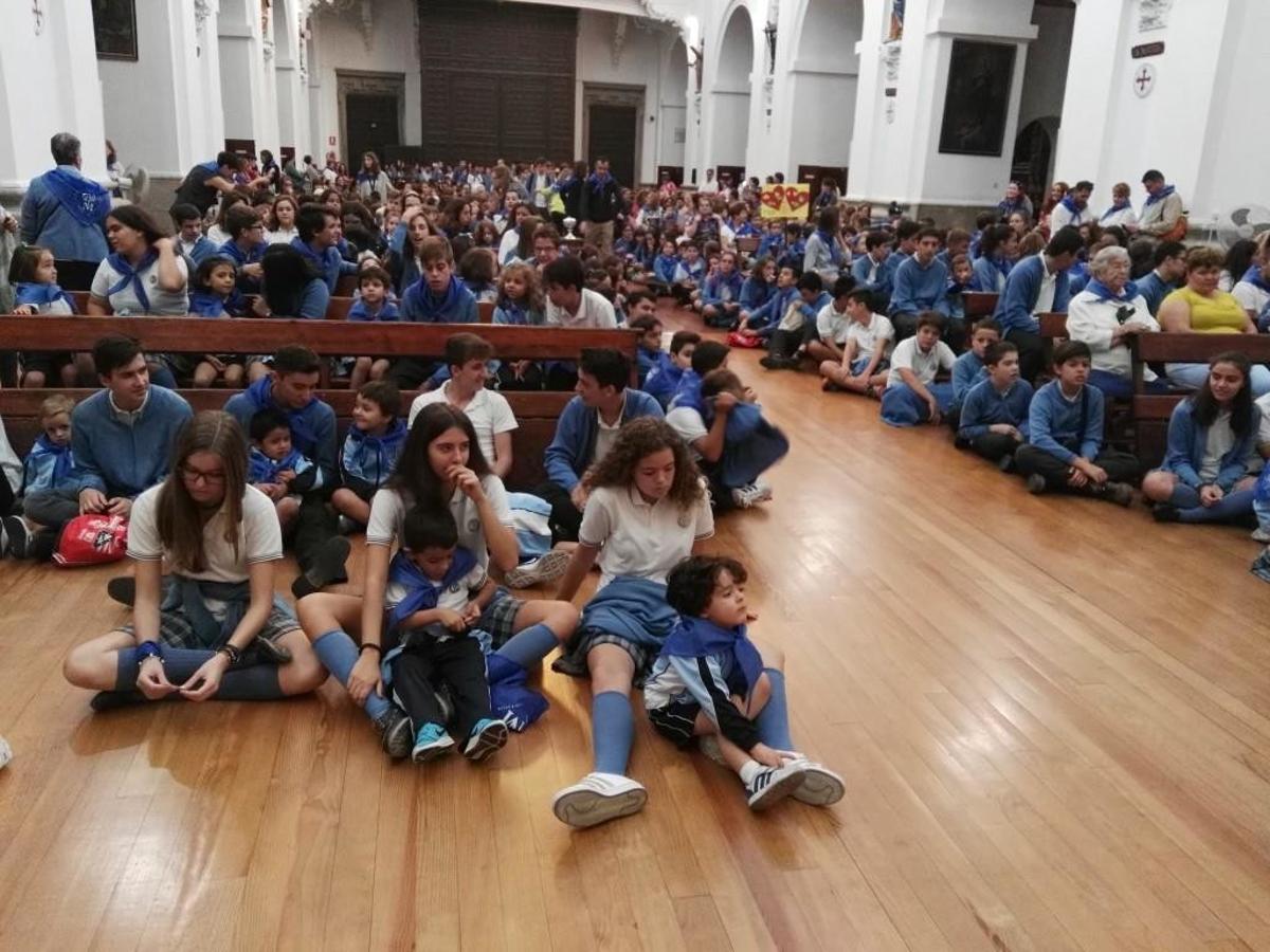 La peregrinación del colegio Tavera, en imágenes