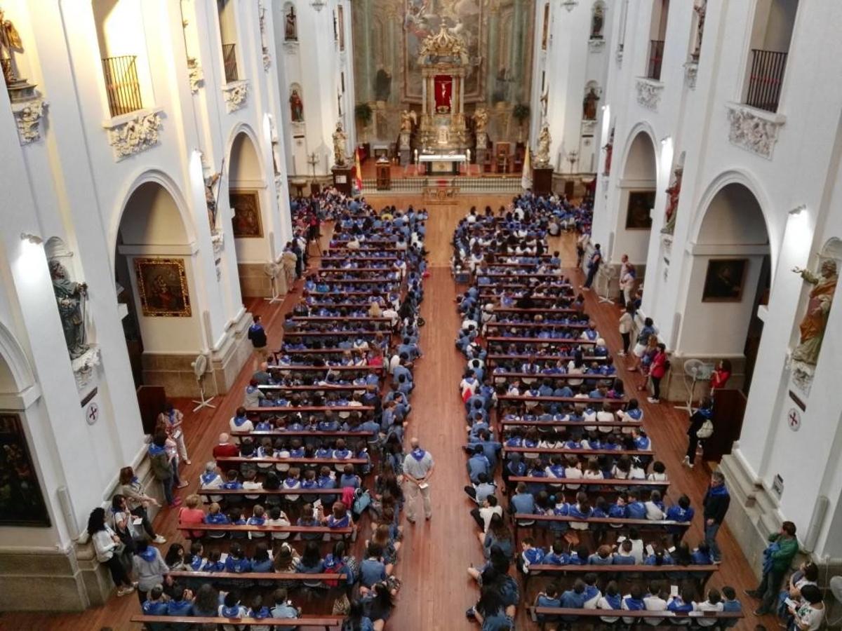 La peregrinación del colegio Tavera, en imágenes