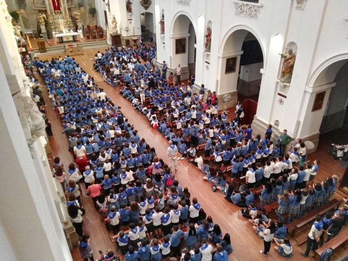 La peregrinación del colegio Tavera, en imágenes