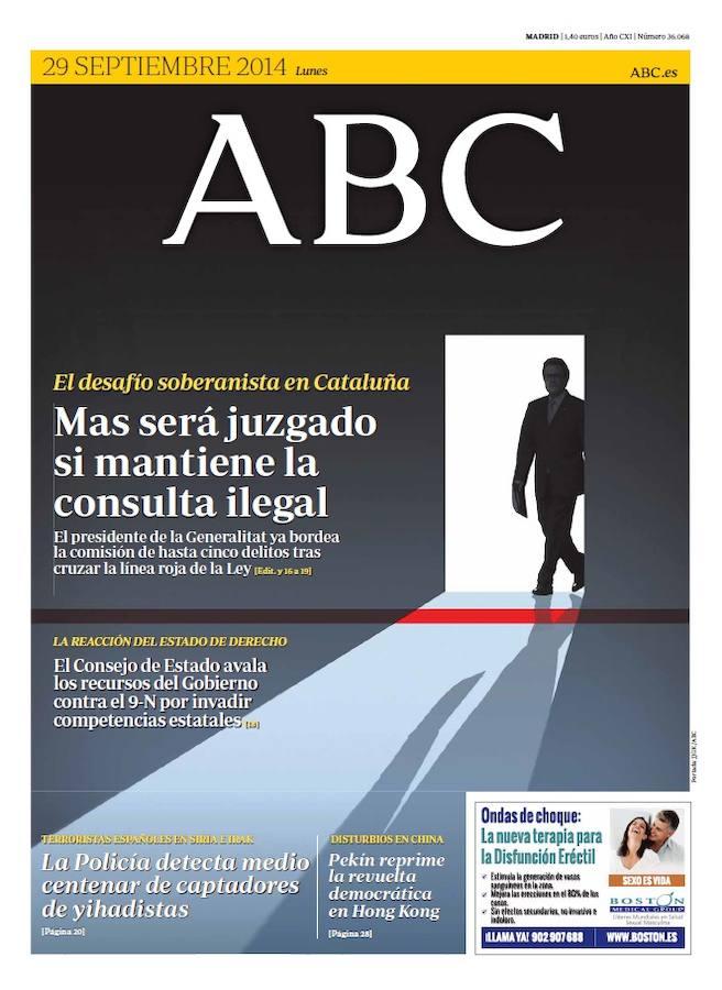 Cuando aún no se había celebrado la consulta del 9-N, Artur Mas ya era plenamente consciente de los riesgos penales de su conducta. 