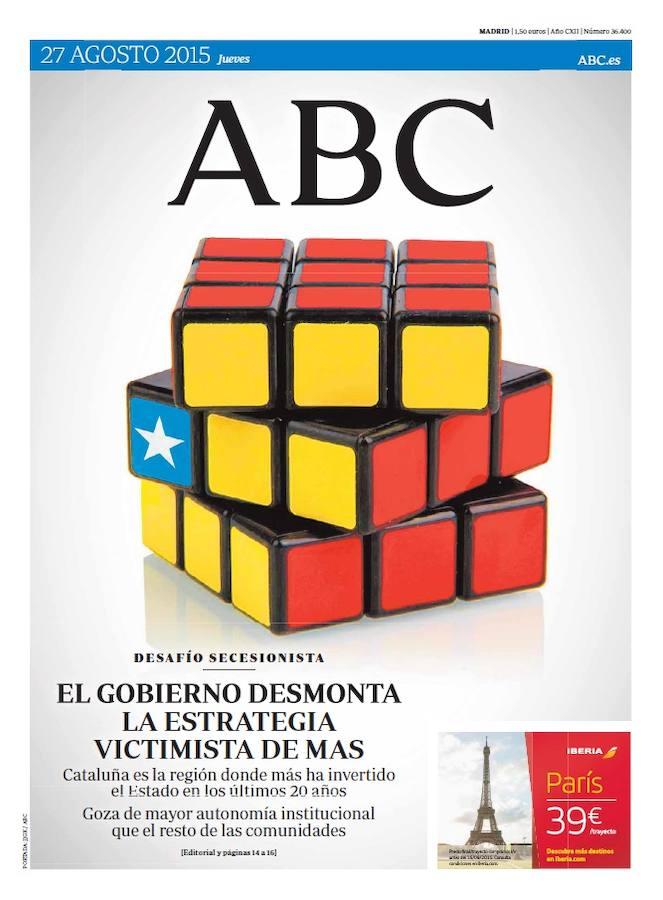 Para apoyar su discurso, los independentistas han recurrido a menudo al tema de la financiación. Pero los números desmienten el «España ens roba». 