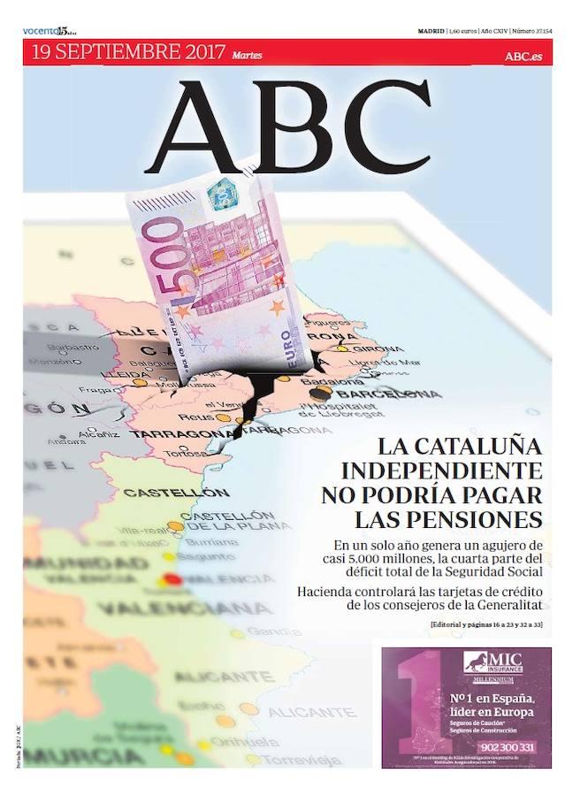 El porvenir económico de una Cataluña independiente no es nada halagüeño. Sin embargo, desde la maquinaria independentista siempre se ha dibujado un futuro de vino y rosas contrario a la lógica y la previsión de los expertos. 