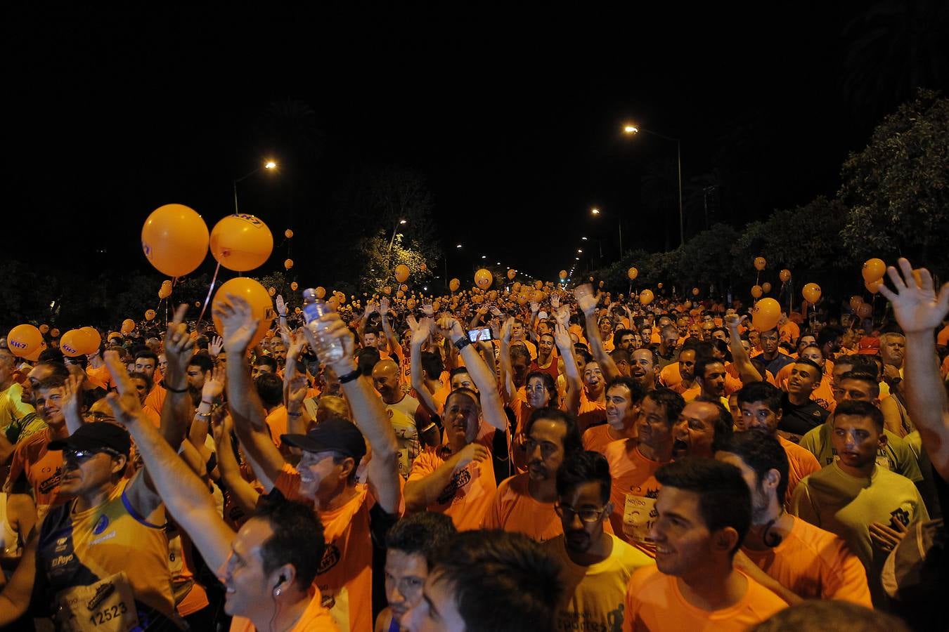 Más de 24.000 corredores han participado en la KH7 Carrera Nocturna del Guadalquivir