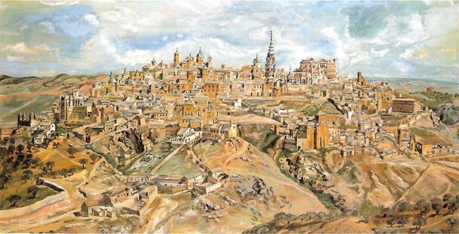 Benjamín Palencia. Toledo (1943). 