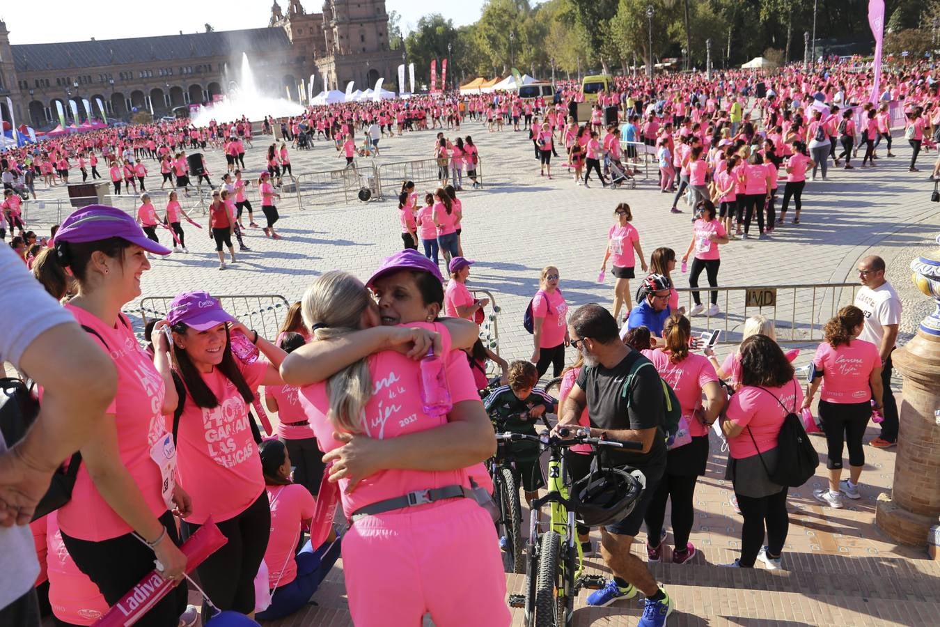 En imágenes, la cancelación de la Carrera de la Mujer