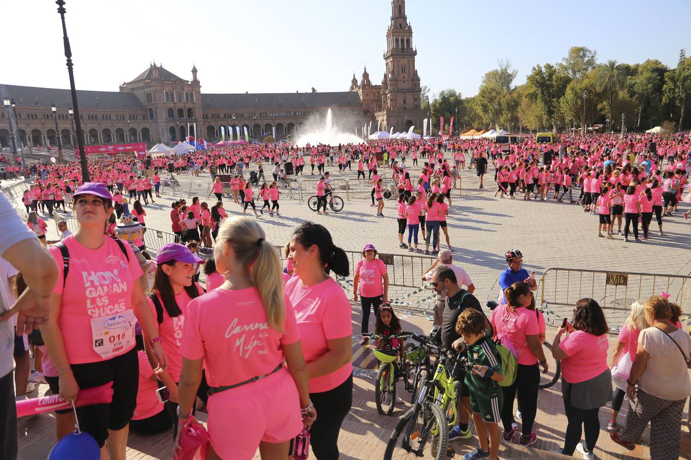 En imágenes, la cancelación de la Carrera de la Mujer