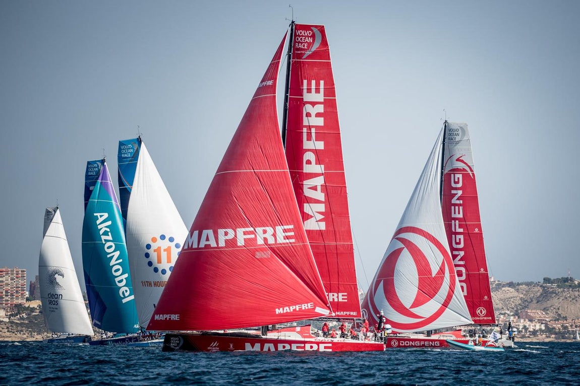 La costera del «Mapfre» en fotos