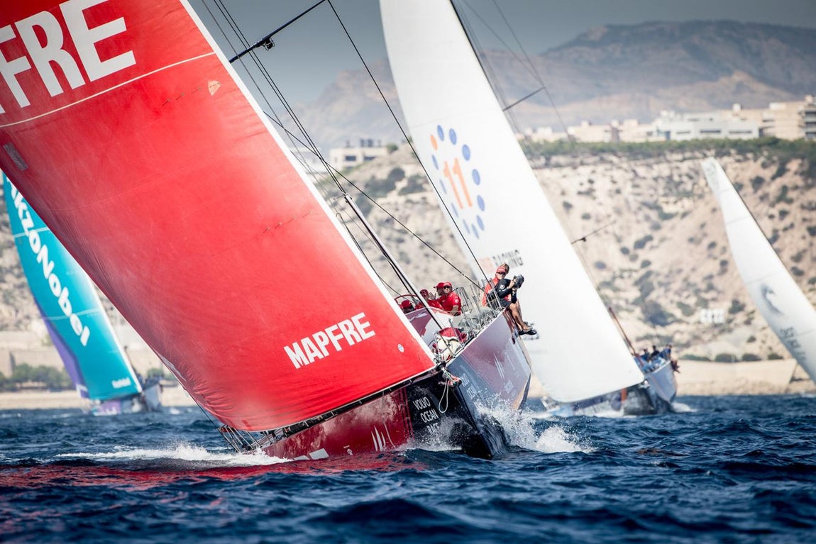 La costera del «Mapfre» en fotos