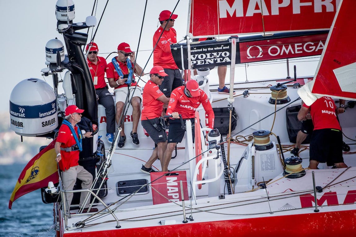 La costera del «Mapfre» en fotos