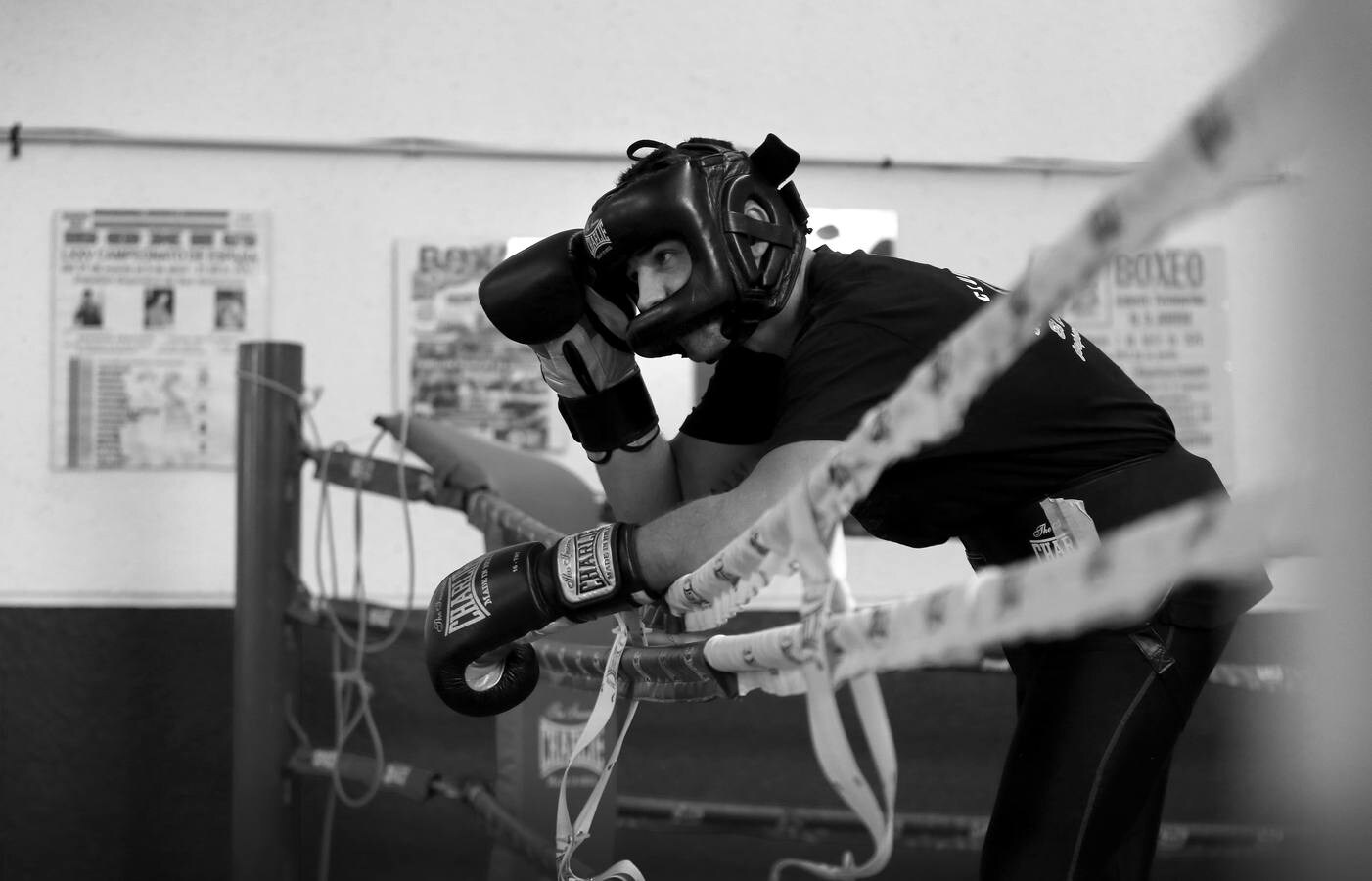 El boxeo y kickboxing de Córdoba, en blanco y negro