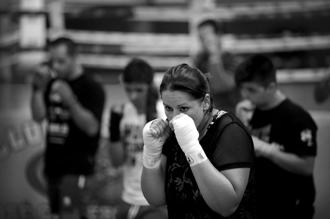 El boxeo y kickboxing de Córdoba, en blanco y negro