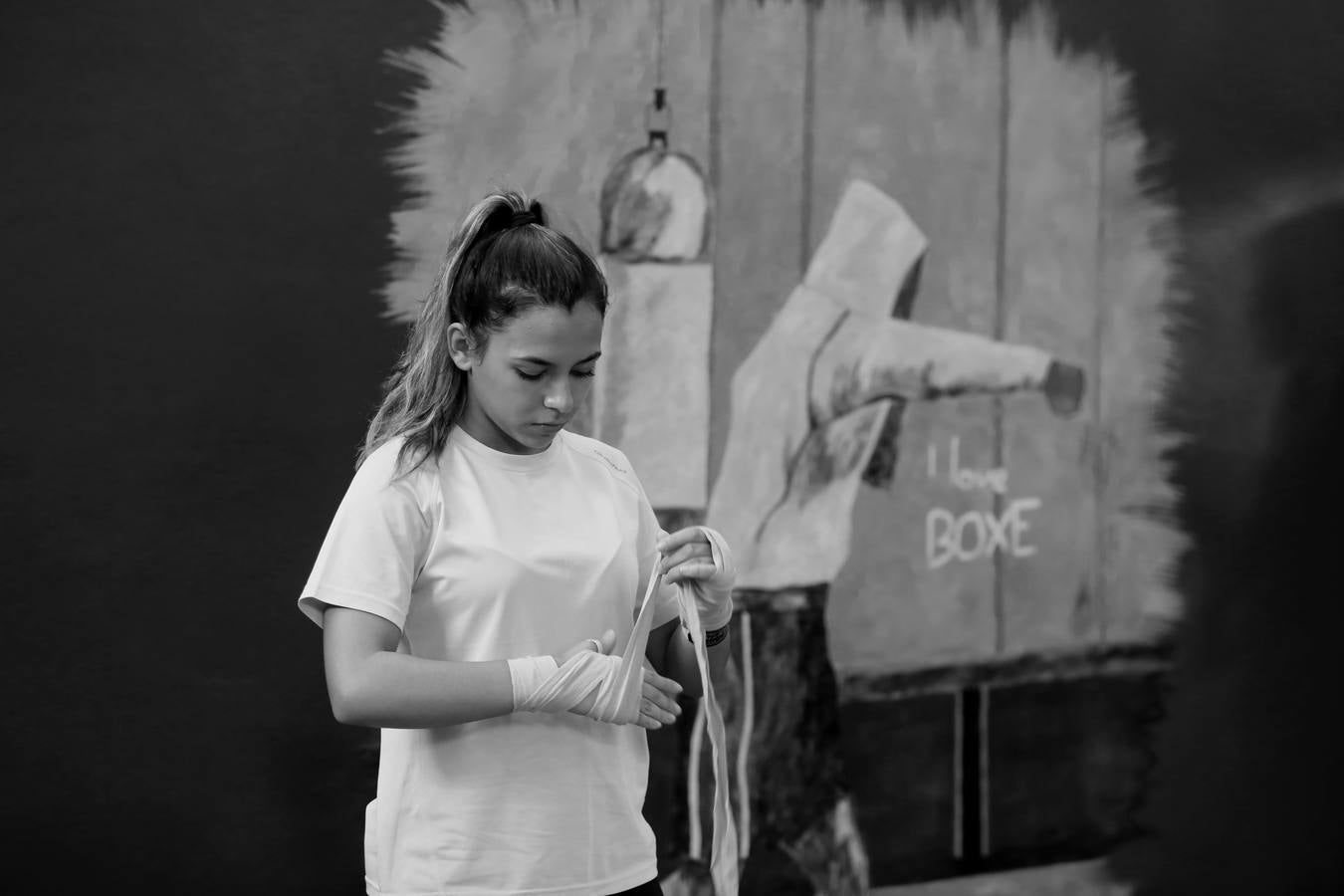 El boxeo y kickboxing de Córdoba, en blanco y negro