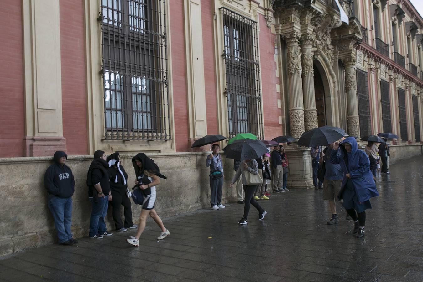 Una decena de municipios en Sevilla afectados por las fuertes lluvias
