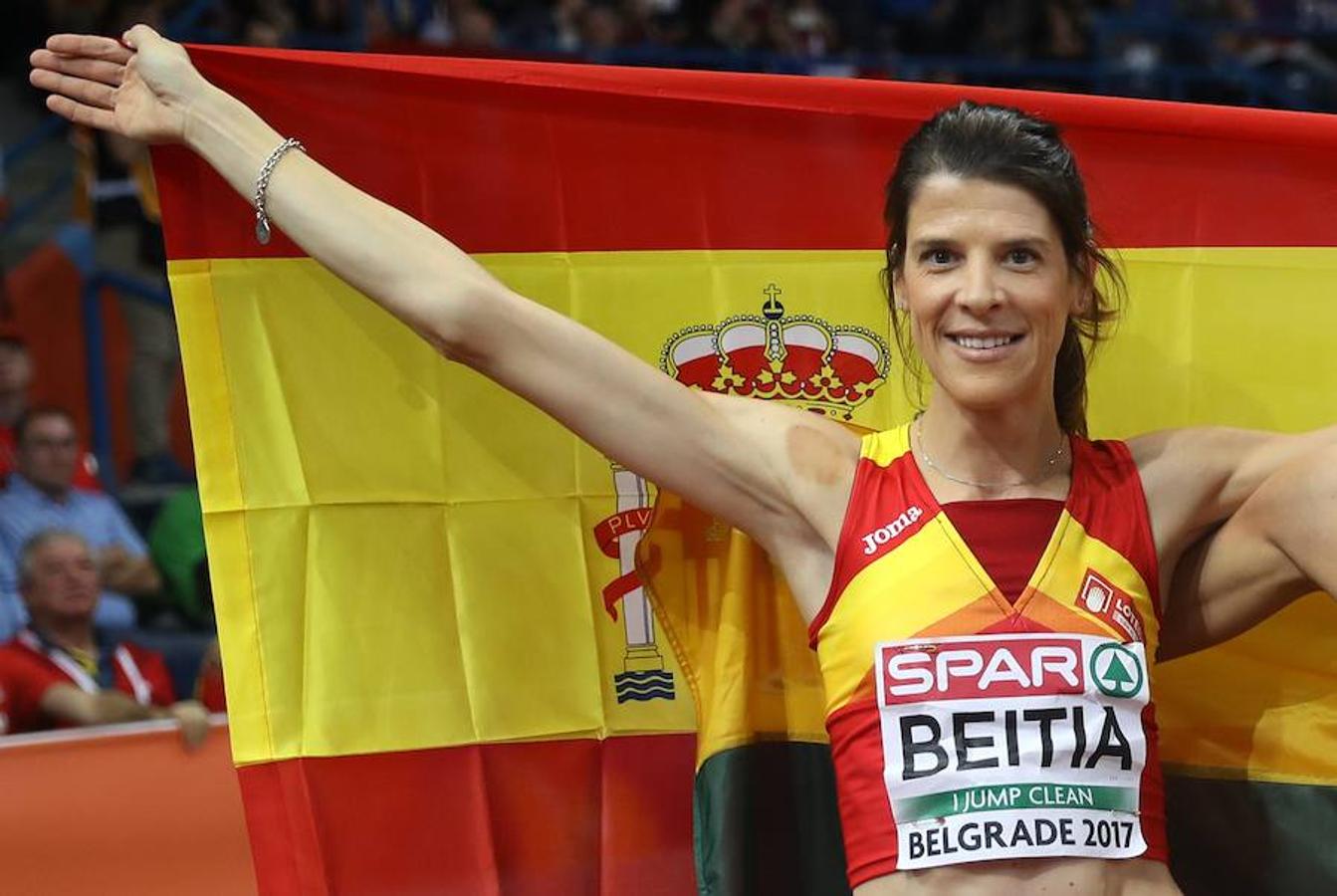 Campeonato de Europa de atletismo cubierto - Final femenino de salto de altura - Kombank Arena, Belgrado, Serbia (marzo, 2017). 