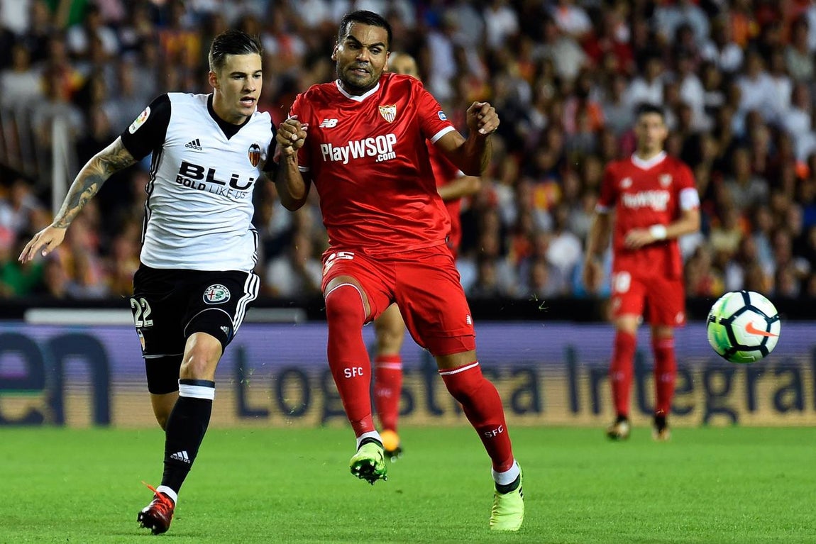 Las imágenes de la derrota del Sevilla FC ante el Valencia