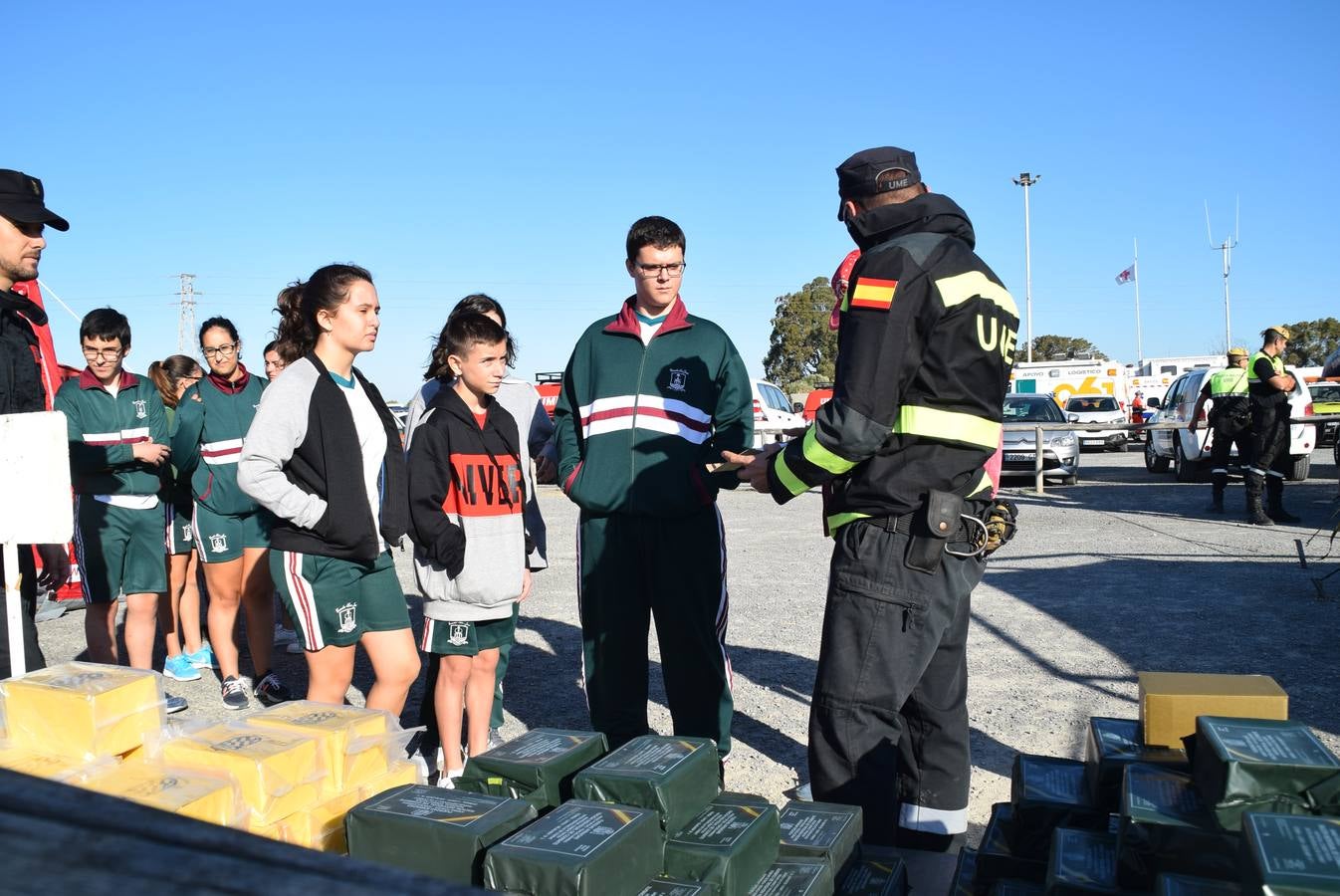 Las imágenes del simulacro de terremoto en San Fernando