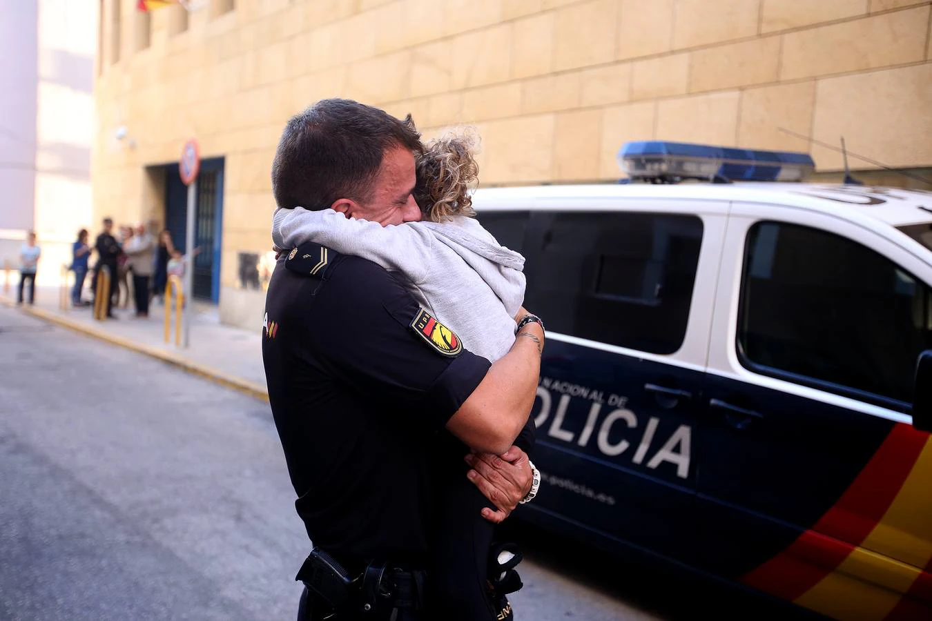 Los policías gaditanos desplegados en Cataluña vuelven a casa