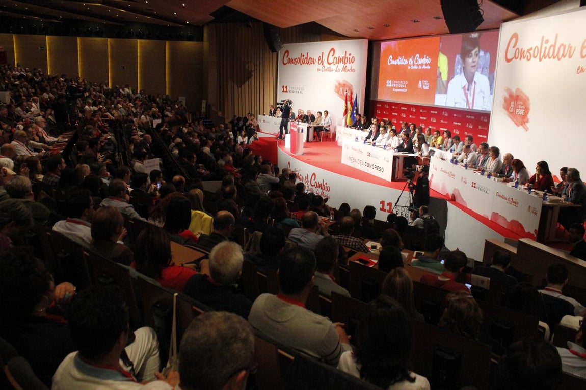 La inauguración del XI Congreso Regional del PSOE, en imágenes