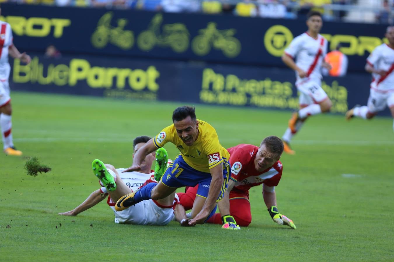 Las mejores imágenes del partido Cádiz-Rayo