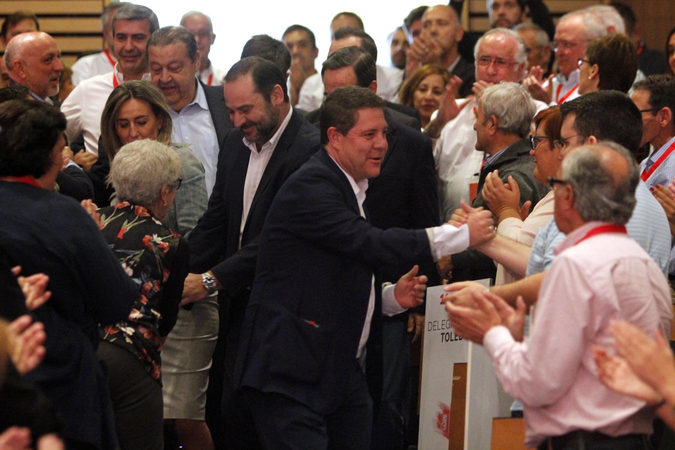 La clausura del Congreso regional del PSOE, en imágenes