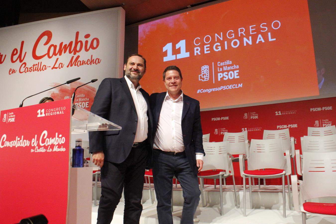 La clausura del Congreso regional del PSOE, en imágenes