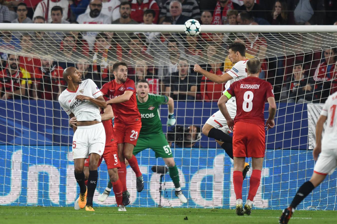 Las mejores imágenes de la victoria del Sevilla FC ante el Spartak