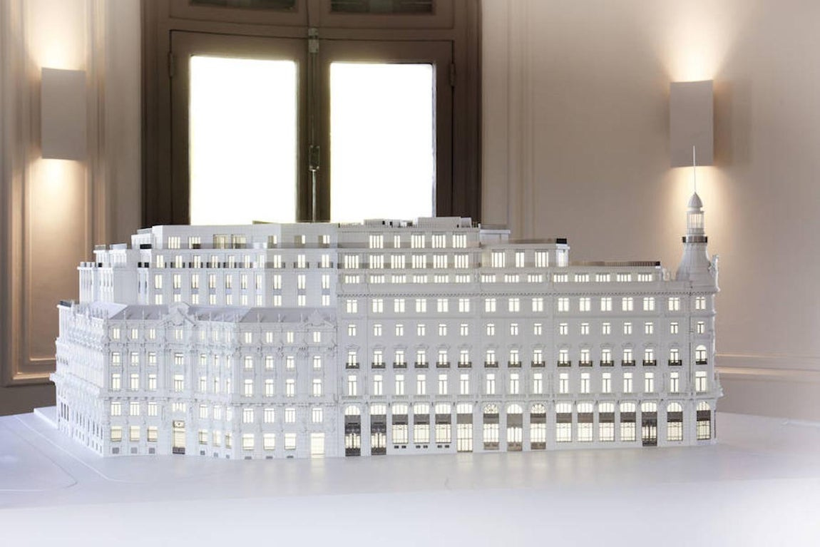 11.. La manzana de Canalejas logró fusionar siete edificios históricos de distintos estilos y estructuras