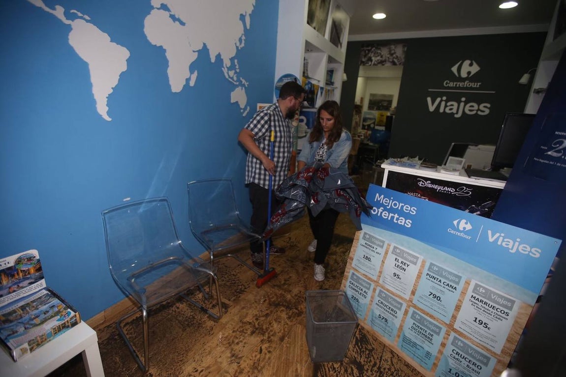 El temporal inunda también la capital