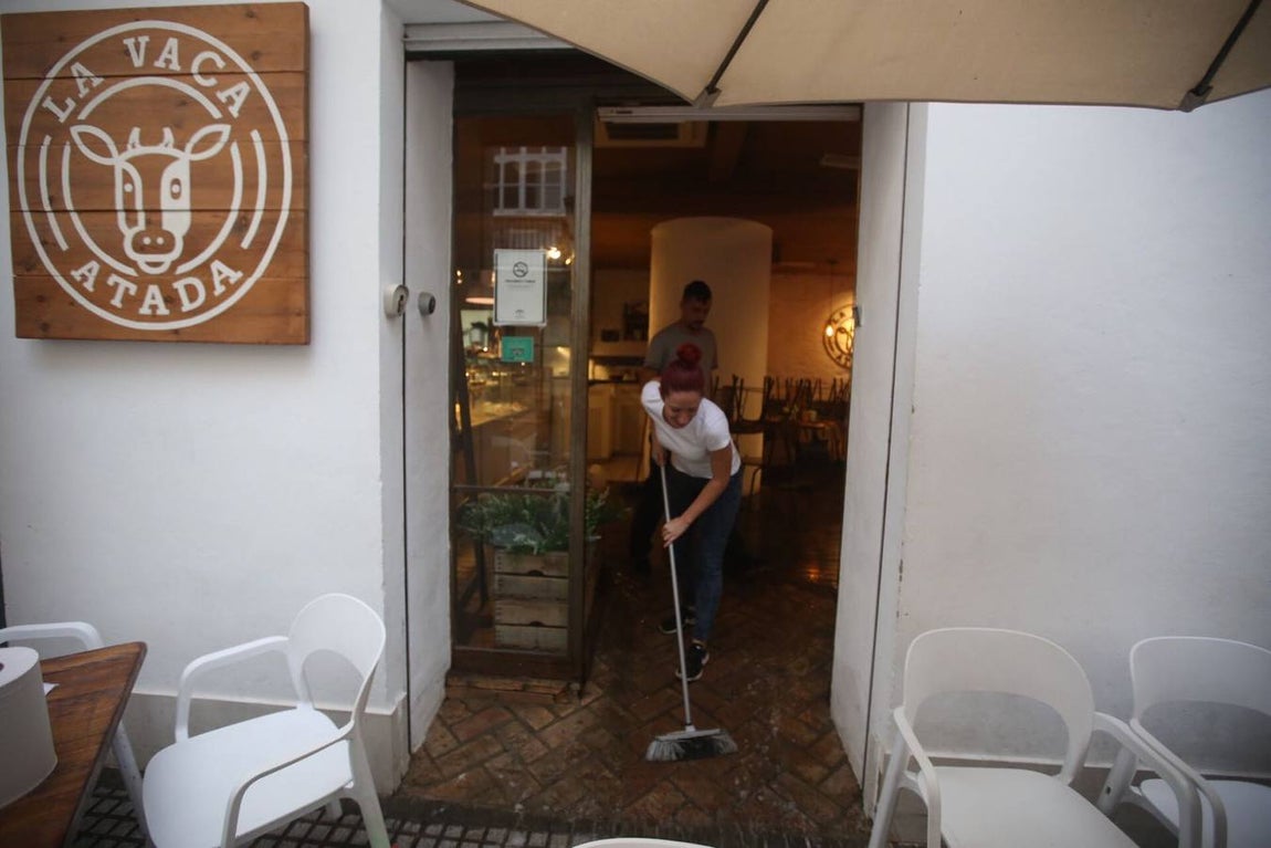 El temporal inunda también la capital